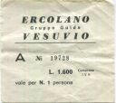 Ercolano - Vesuvio - Gruppo Guide - L. 1.600