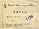 Opera della Metropolitana di Siena - Museo - Biglietto