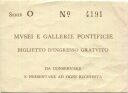 Musei e Gallerie Pontificie - Biglietto d'ingresso gratvito
