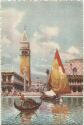Postkarte - Venezia - Piazetta S. Marco dalla Laguna