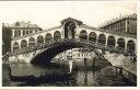 Venezia - Ponte di Rialto - Foto-AK 30er Jahre