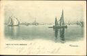 Ansichtskarte - Venezia - Laguna con barche pescareccie