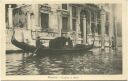 Postkarte - Venezia - Gondola in attesa