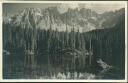 Ansichtskarte - Südtirol - Dolomiten - Gruppo delle Dolomiti - Lago di Carezza con Latemar