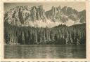 Il Lago di Carezza col Latemar - Foto-AK