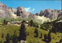 Ansichtskarte - Dolomiten - Geislerhütte gegen Munt-da-L'Ega-Scharte