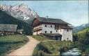 Dolomiten - Partie bei Altprags mit Hohe Gaisl - Postkarte