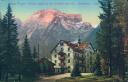 Postkarte - Hotel Pragser Wildsee mit Seekofel
