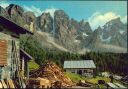 Ansichtskarte - Val Venegia - Malga Venegiotta e il Gruppo delle Pale