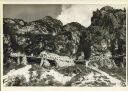 Kriegsstrasse auf den Monte Piano 1935 - Foto 8cm x 11cm