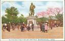 Ansichtskarte - The bronze statue of Saigo at Ueno park