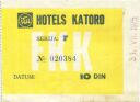 Istrien - Hotels Katoro - Eintrittskarte FKK