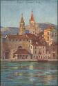 Ansichtskarte - Trogir - Trau - Campanile - Stadtmauer