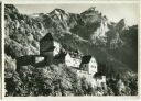 Postkarte - Vaduz - Schloss - Rhätikonberge