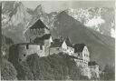 Vaduz - Schloss - Falknis - Foto-Ansichtskarte