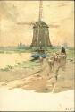 Ansichtskarte - Edam - Windmühle