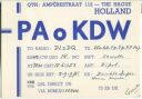 QSL - QTH - Funkkarte - PA0KDW - Niederlande