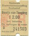 Nationale Bloemententoonstelling Keukenhof - Eintrittskarte