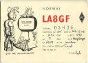 QSL - QTH - Funkkarte - LA8GF - Norwegen