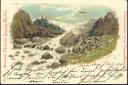 Postkarte - Buabrae Gletscher