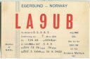 Funkkarte - LA9UB - Norway - Egersund