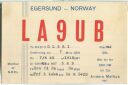 Funkkarte - LA9UB - Norway - Egersund