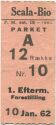 Oslo - Scala-Bio - Kinokarte 1962