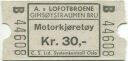 A. s Lofotbroene - Gimsoystraumen Bru - Motorkjoretoy