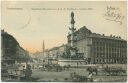 Postkarte - Wien II - Praterstrasse - Tegetthoff-Monument