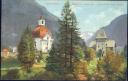Postkarte - Tauernbahn - Böckstein - Jagdschloss und Kirche