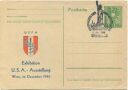 Wien - Postkarte - Exhibition - USA Ausstellung 1945