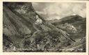 Fotokarte - Deutsch-Italienische Grenze am Wolayerpass mit Eduard-Pichlhütte