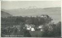 Schloss Kammer mit Schafberg - Attersee - Foto-AK