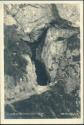 Postkarte - Eingang zur Kolowratshöhle