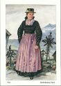 Ansichtskarte - Unterinntal - Tirol - Trachtenkarte signiert M. E. Fossel
