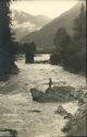 Foto-AK - Bregenzerachschlucht bei Mellau