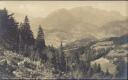 Aussicht vom Brandkogl gegen Berchtesgaden - Postkarte