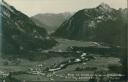 Blick von der Rauth-Hütte - Mooser-Alm in das Leutaschtal - Foto-AK 20er Jahre