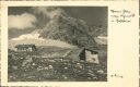 Foto-AK - Geraer Hütte gegen Olperer und - Fussstein