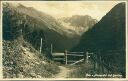 Ansichtskarte - Bundesland Vorarlberg - Blick vom Alpenwald auf Geishorn