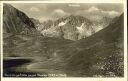 Ansichtskarte - Memmingerhütte gegen Westen - Griesslspitze - Rotspitze