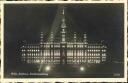Postkarte - Wien - Rathaus - Festbeleuchtung