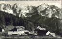 Seebergsattel - Grenze Jugoslawien-Österreich mit Steineralpen - Foto-AK