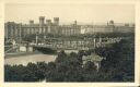 Ansichtskarte - Wien - Augartenbrücke - Blick auf Rossauerkaserne