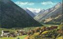 Ansichtskarte - Neustift im Stubaital gegen die Gletscher