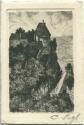 Postkarte - Ruine Aggenstein i. d. Wachau