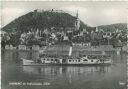 Hainburg mit Ausflugsdampfer Hebe - Foto-AK Grossformat