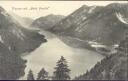 Postkarte - Plansee mit Hotel Forelle