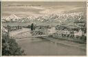 Postkarte - Villach - Draubrücke