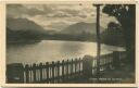 Villach - Abend an der Drau - Foto-AK 1940